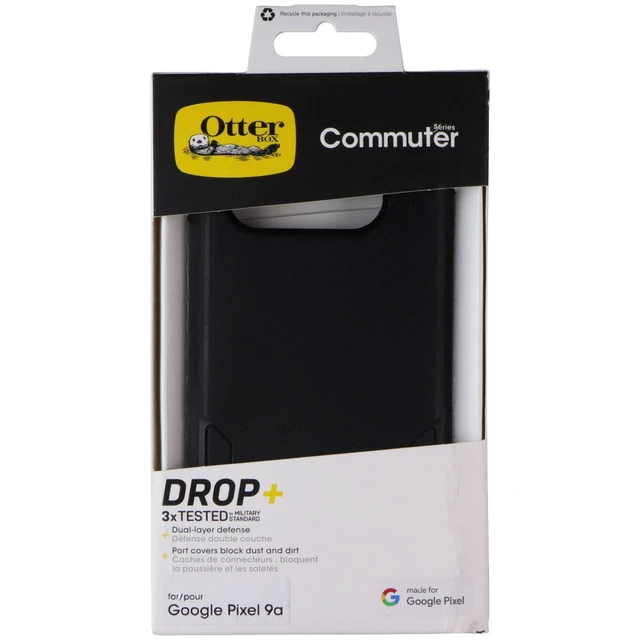 Alt view image 2 of 2 - OtterBox Commuter Series Case for Google Pixel 9a - Black