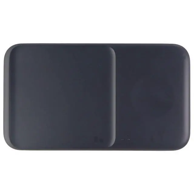 Alt view image 7 of 8 - SAMSUNG 9W Wireless Charger Duo w/ USB C Cable, Charge 2 Devices at Once, Cordless Super Fast Charging Pad for Galaxy Phones and Devices, 2021, US Version, Black