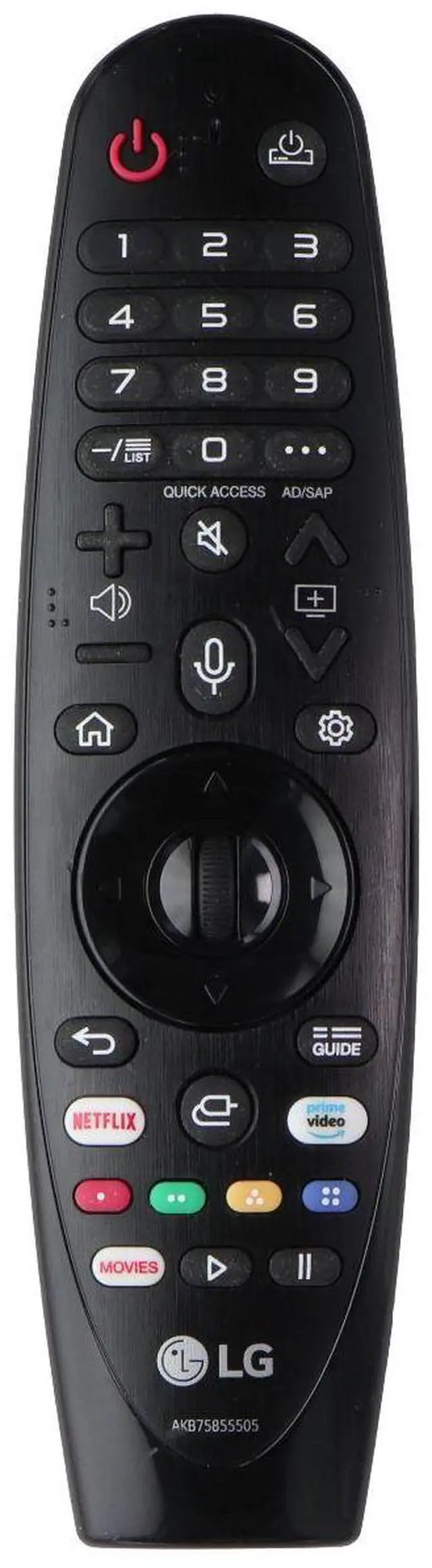 Alt view image 3 of 4 - LG Original Magic Remote (AKB75855505 / MR20GA) for Select LG TVs - Black