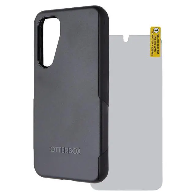 Alt view image 2 of 4 - OtterBox Commuter Lite Case + Trusted Glass for Samsung Galaxy A54 5G - Black