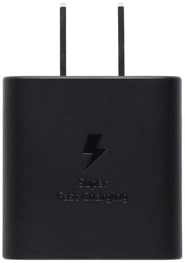 Alt view image 10 of 11 - Samsung 25W Super Fast Charging Wall Charger | Color: Black