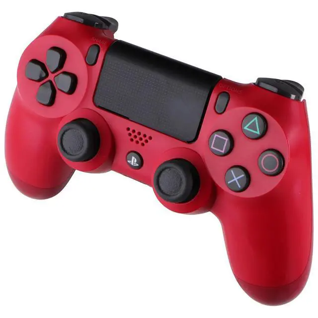 Alt view image 5 of 7 - Sony DualShock 4 Wireless Controller - Wireless - Bluetooth - USB PlayStation 4 - Magma Red