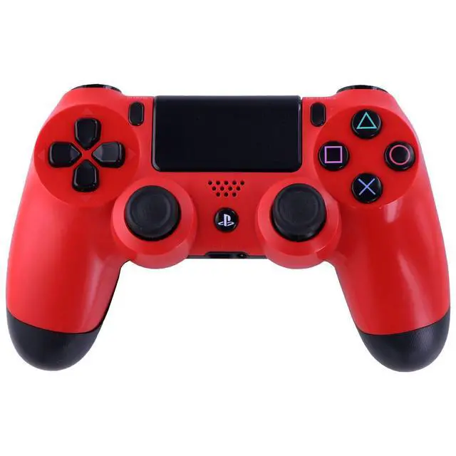 Alt view image 6 of 7 - Sony DualShock 4 Wireless Controller - Wireless - Bluetooth - USB PlayStation 4 - Magma Red