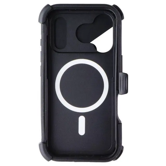 Alt view image 4 of 5 - Pelican Voyager Case + Holster for MagSafe for Apple iPhone 17 Pro - Black