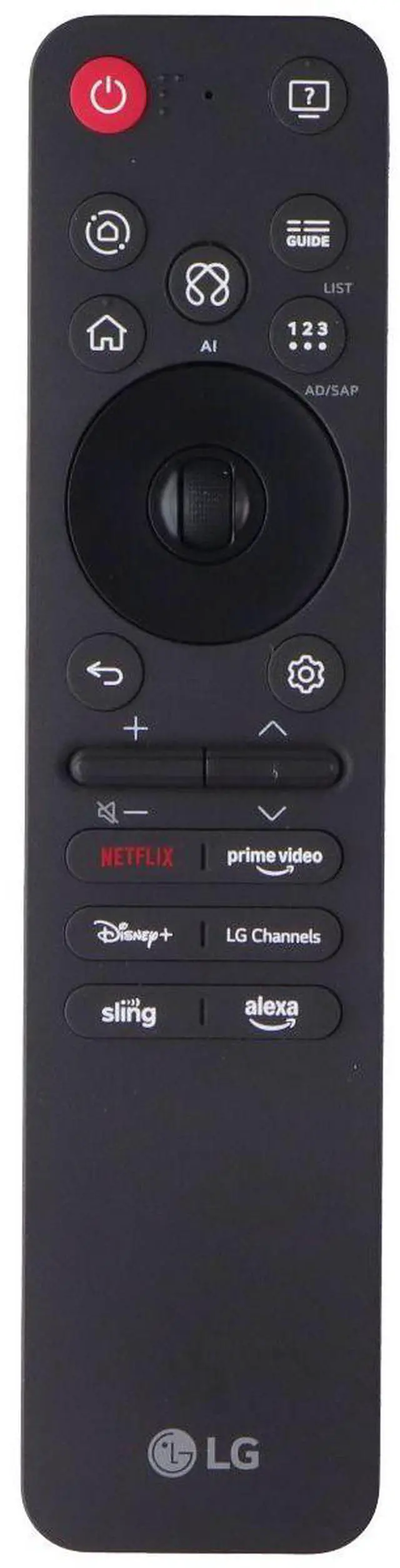 Alt view image 2 of 3 - LG AI Magic Remote Control (MR25GA) with Netflix/Prime/Disney+/LG/Sling/Alexa