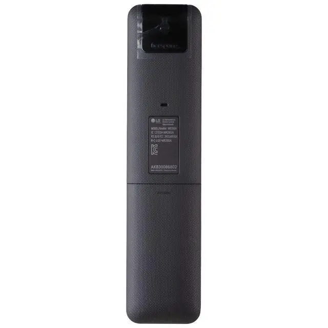 Alt view image 2 of 3 - LG Remote Control (MR26GA) with Netflix/Prime/Disney+ Hot Keys - Gray
