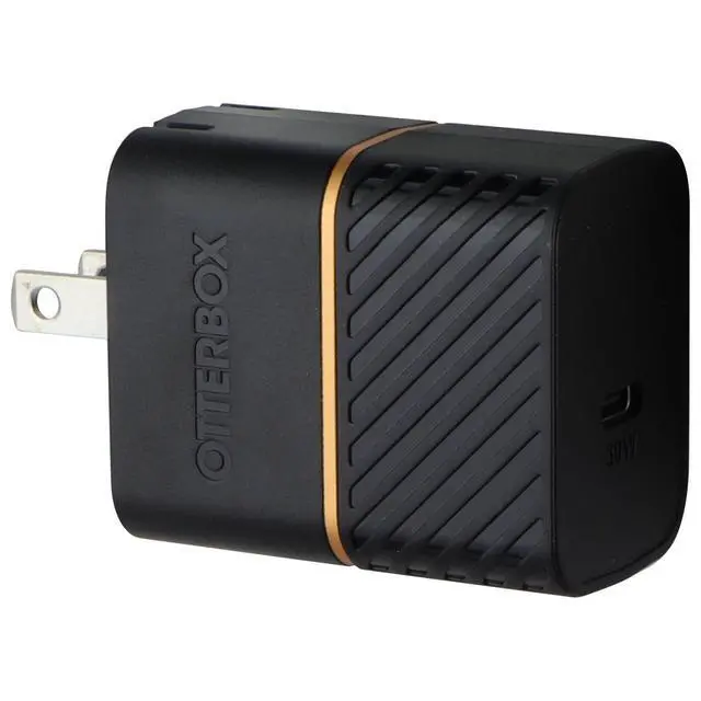 Alt view image 2 of 4 - OtterBox 30W Fast Charge USB-C Wall Charger - Black Shimmer