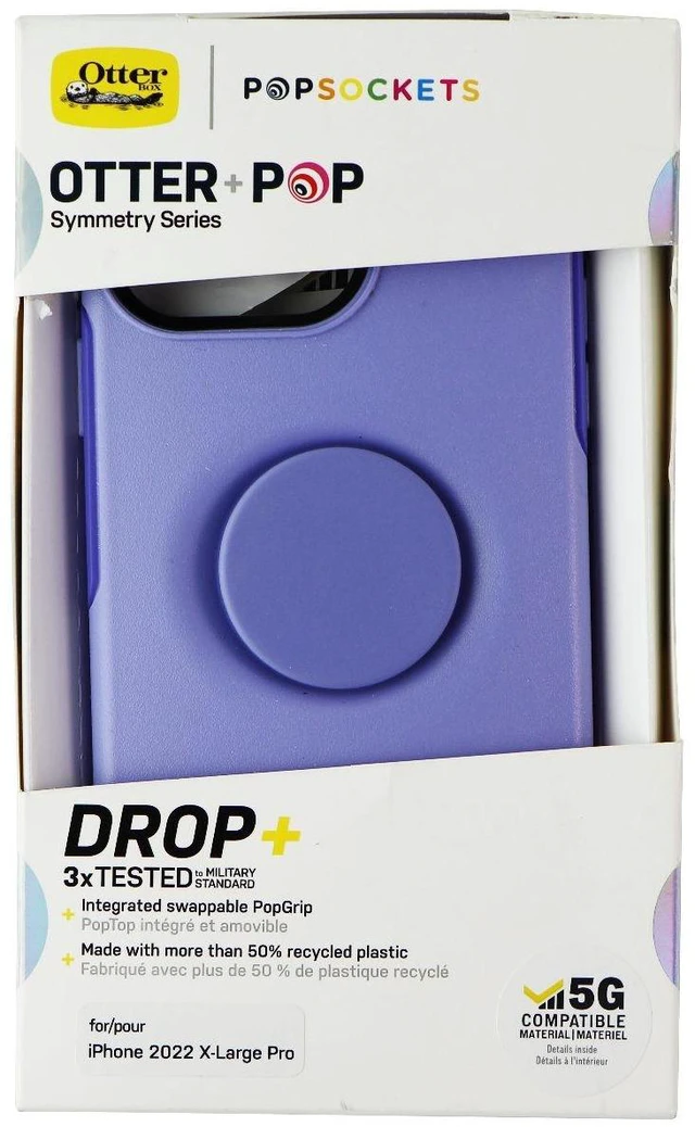 Main image of OtterBox Otter + Pop Symmetry Series Case for iPhone 14 Pro Max - Periwink