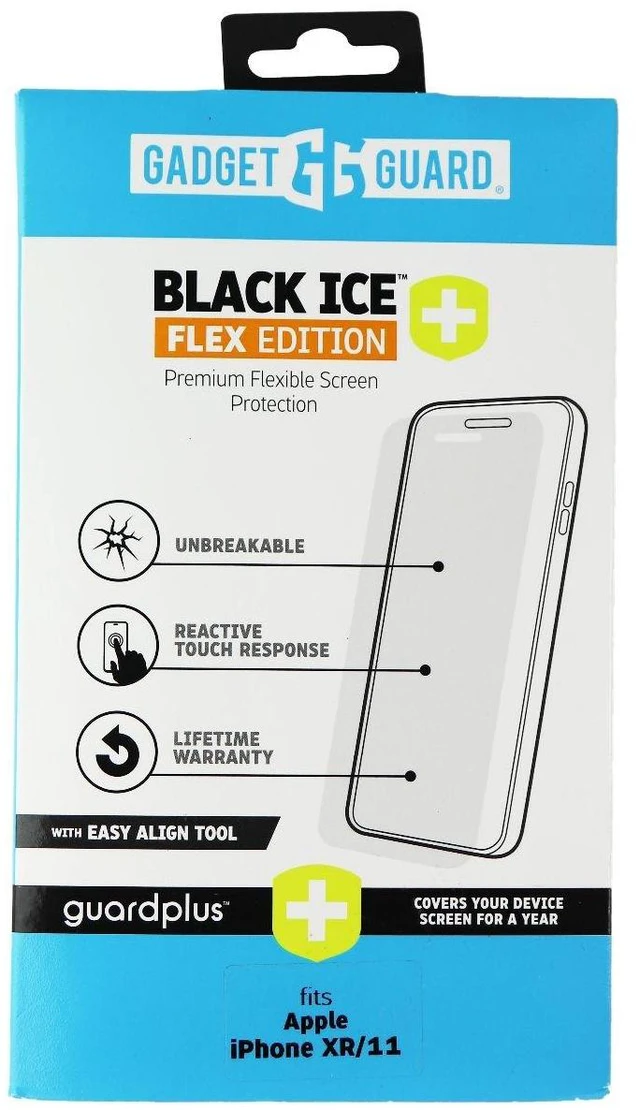 Main image of Gadget Guard (Black Ice+) Flex Edition Protector for iPhone 11 and iPhone XR