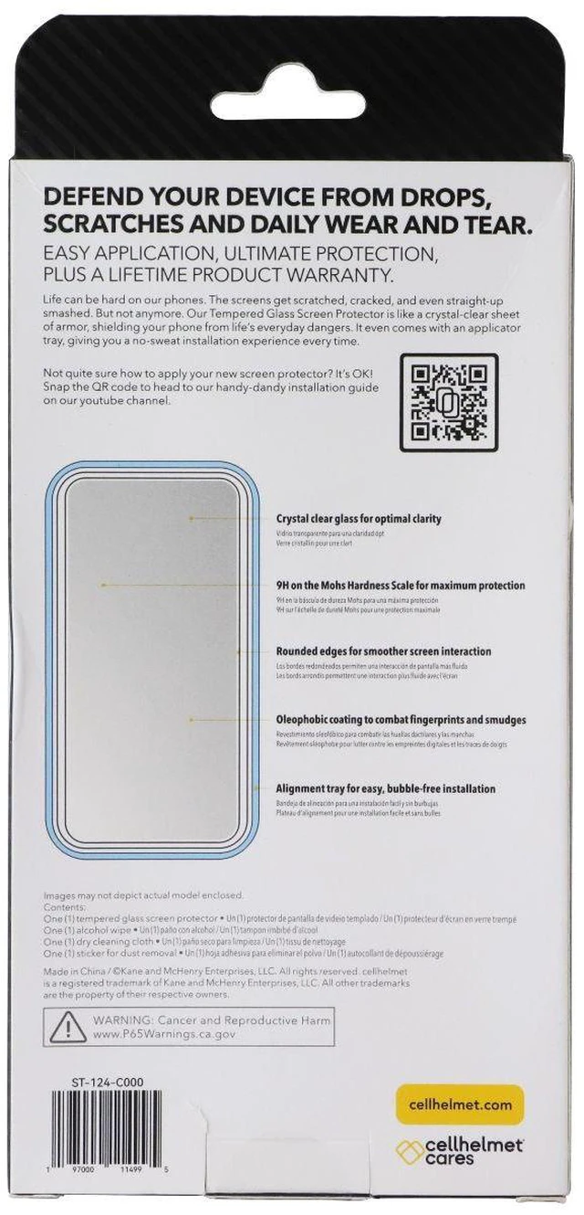 Main image of CellHelmet Tempered Glass Screen Protector w/Align Tray for Apple iPhone 17 Air