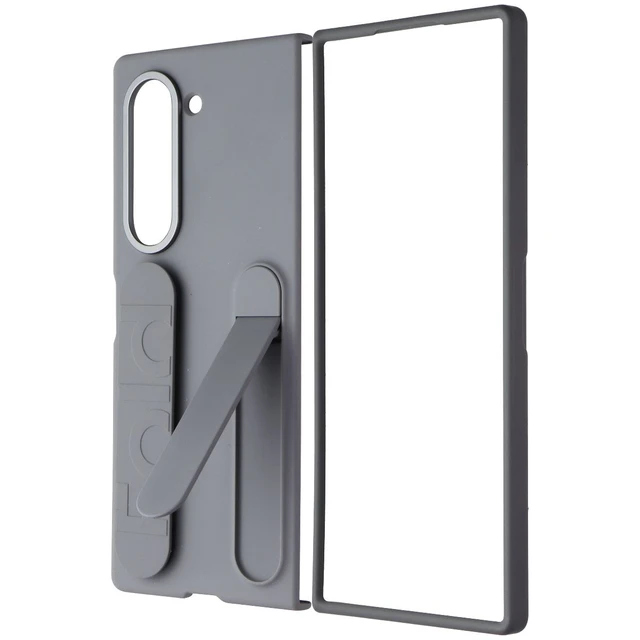 Alt view image 2 of 4 - Samsung Silicone Case for Samsung Galaxy Z Fold6 - Gray