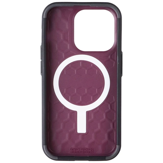Alt view image 3 of 3 - UAG Civilian Series Case for MagSafe for Apple iPhone 15 Pro - Bordeaux (Red)