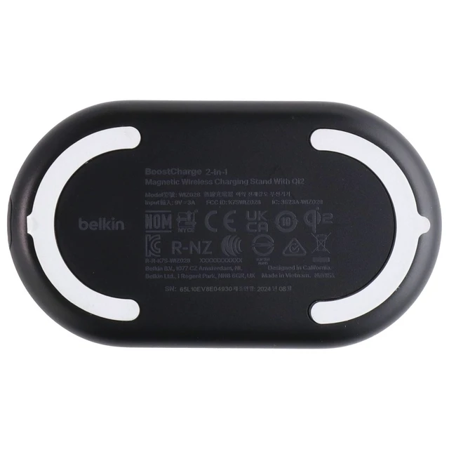 Alt view image 5 of 6 - Belkin BoostCharge (15W) 2-in-1 Magnetic Foldable Charger (WIZ028TTBK) - Black