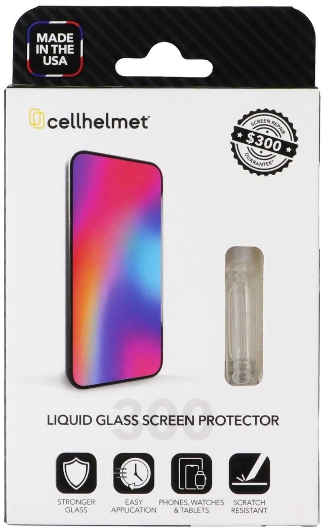 Main image of CellHelmet Liquid Glass 300 Screen Protector - Clear .5mL