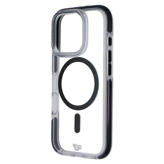 Alt view image 2 of 3 - Tech21 EvoCrystal Series Case for MagSafe for Apple iPhone 16 Pro - Clear/Black