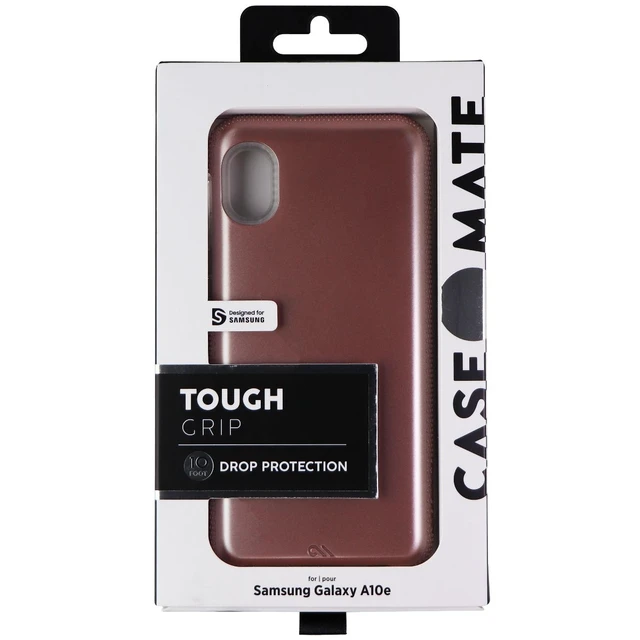 Alt view image 2 of 3 - Case-Mate Tough Grip Dual Layer Case for Samsung Galaxy A10e - Rose Gold