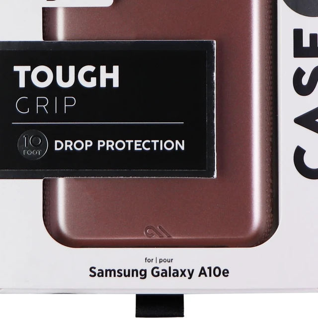 Alt view image 3 of 3 - Case-Mate Tough Grip Dual Layer Case for Samsung Galaxy A10e - Rose Gold
