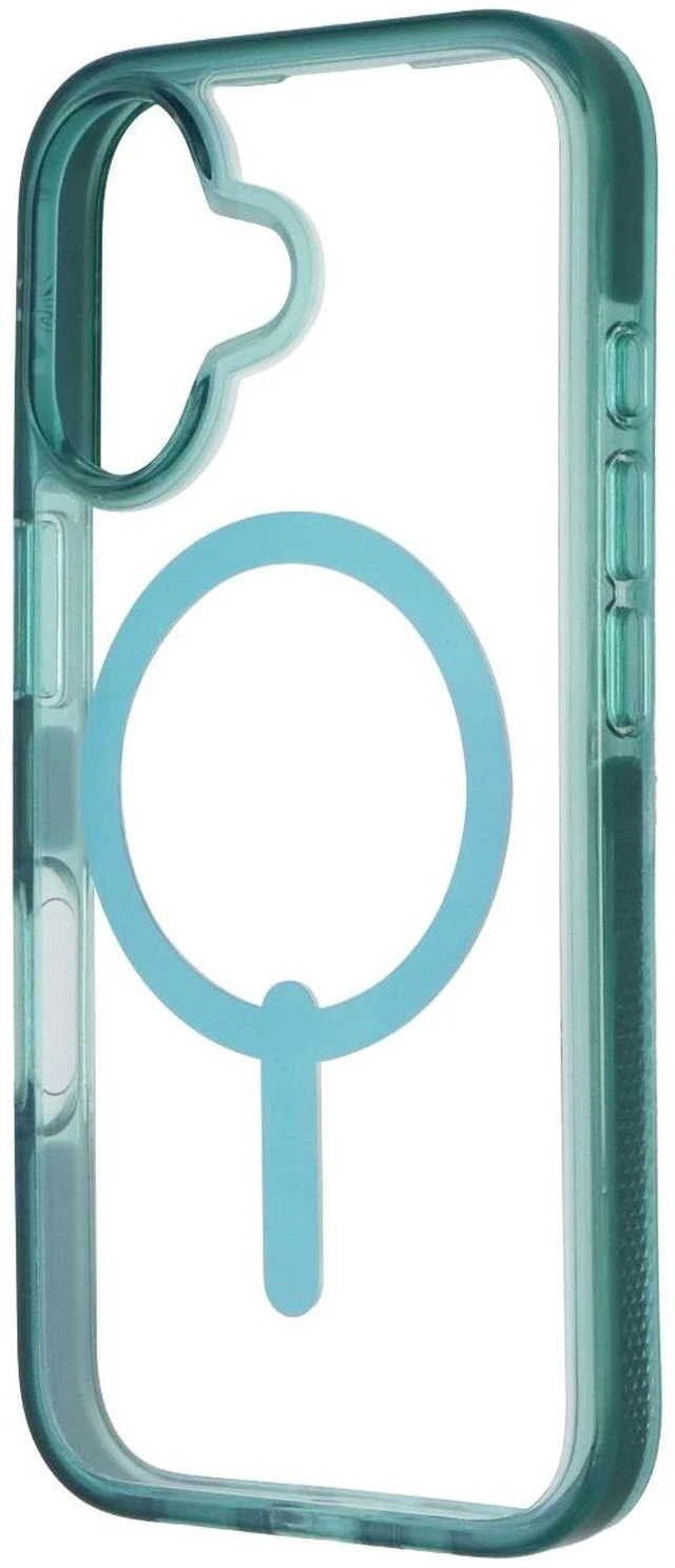 Alt view image 2 of 3 - ZAGG Santa Cruz Snap Series Case for MagSafe for Apple iPhone 16 - Retro Blue