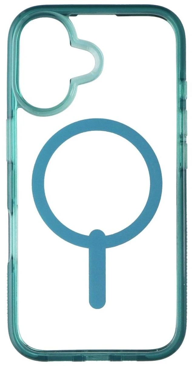 Alt view image 3 of 3 - ZAGG Santa Cruz Snap Series Case for MagSafe for Apple iPhone 16 - Retro Blue