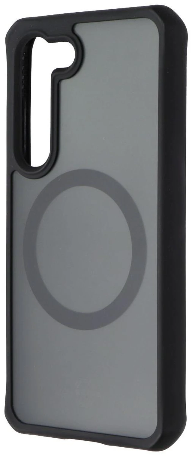 Main image of ITSKINS Hybrid_R Frost Case for MagSafe for Samsung Galaxy S23 - Black