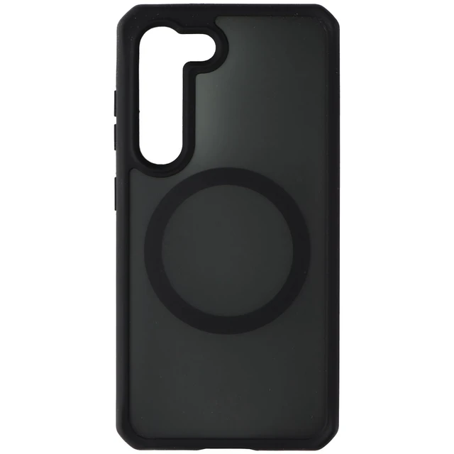 Alt view image 2 of 3 - ITSKINS Hybrid_R Frost Case for MagSafe for Samsung Galaxy S23 - Black