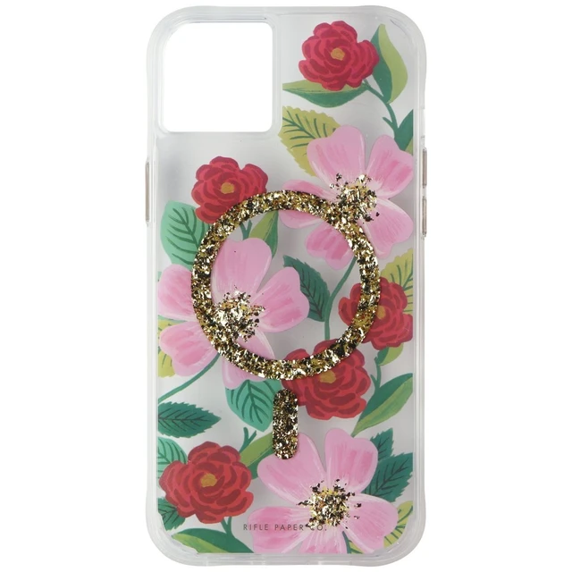 Alt view image 6 of 8 - Rifle Paper Co Hard Case for MagSafe for Apple iPhone 14 Plus - Rose Garden