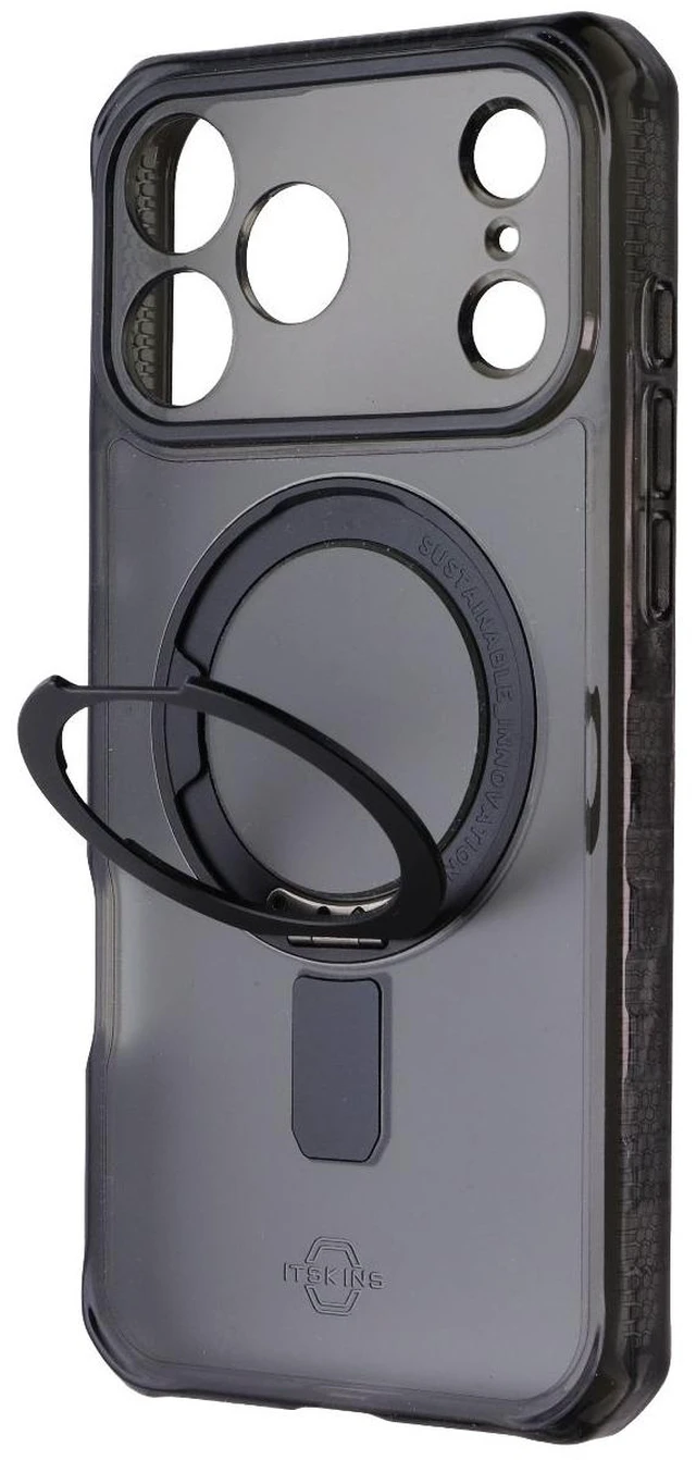 Main image of ITSKINS Hybrid Vapor Stand Case for MagSafe for Apple iPhone 17 Pro Max - Smoke