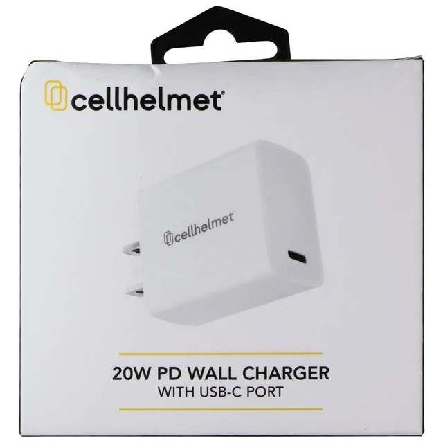 Alt view image 6 of 6 - cellhelmet 20-Watt Single-USB Power Delivery Wall Charger (WALL-PD-20W-W)