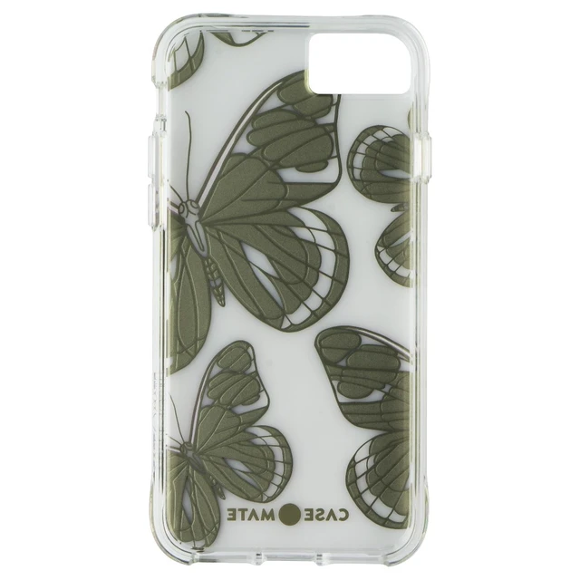 Alt view image 3 of 3 - Case-Mate Print Hard Case for iPhone SE (3rd Gen)/SE (2020) - Butterflies