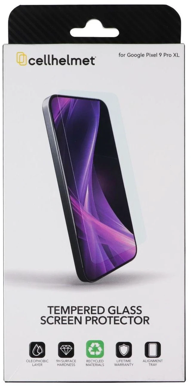 Main image of CellHelmet Tempered Glass Screen Protector w/Align Tray - Google Pixel 9 Pro XL