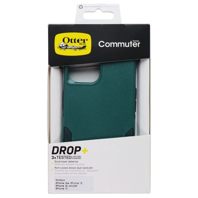 Alt view image 5 of 5 - OtterBox Commuter Series Case for Apple iPhone 16e/15/14/13 - Get Your Greens