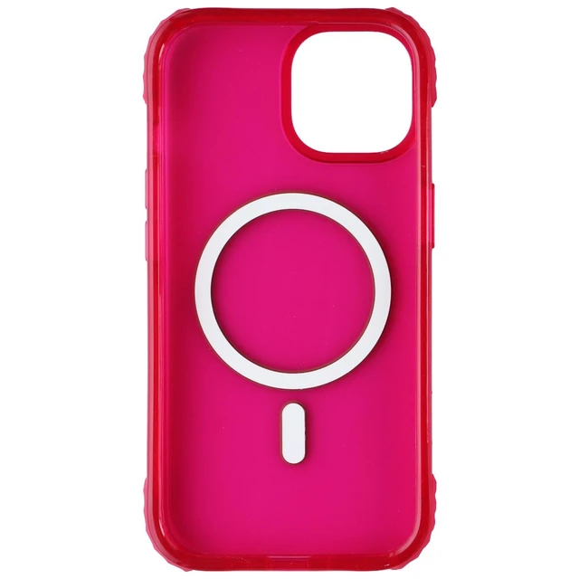 Alt view image 3 of 3 - Prodigee Safetee Neo + Mag Case for MagSafe for Apple iPhone 15 - Fuschia
