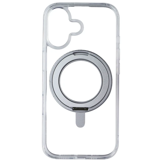 Alt view image 2 of 3 - Prodigee Teek 360 Hard MagSafe Kickstand Ring Case for Apple iPhone 17 - Clear