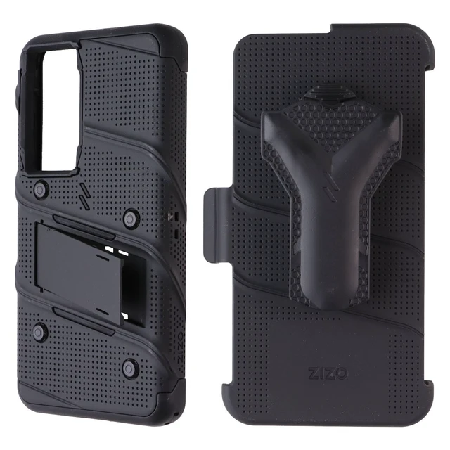Alt view image 3 of 7 - ZIZO BOLT Series Case and Holster for Samsung Galaxy S24 - Black