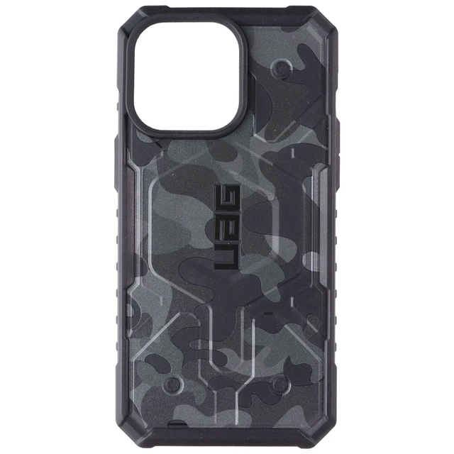 Alt view image 2 of 3 - UAG Pathfinder Series MagSafe Case for Apple iPhone 15 Pro Max - Midnight Camo