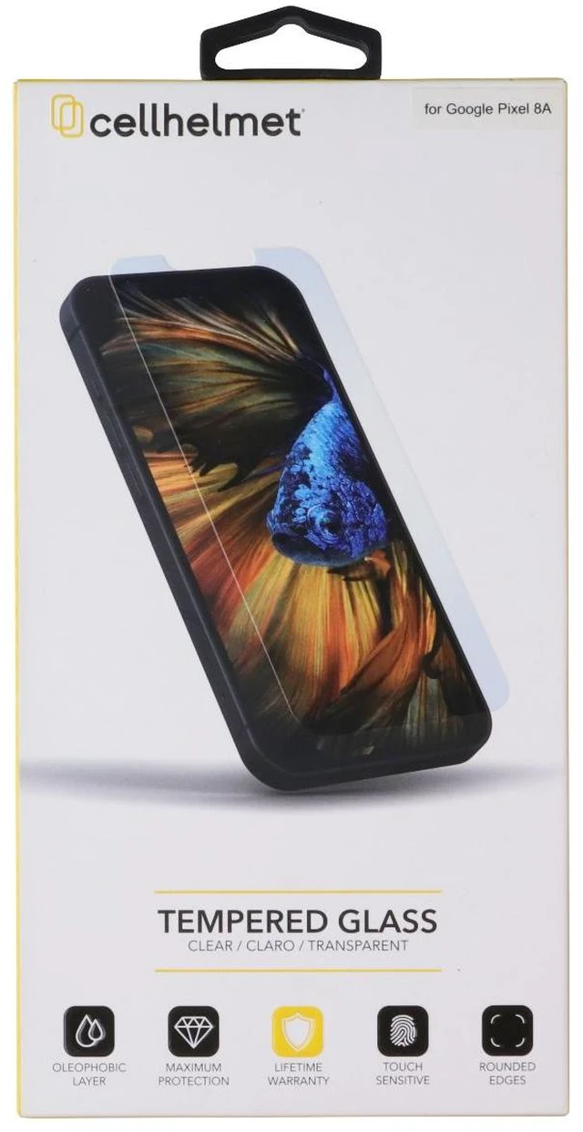 Main image of CellHelmet Tempered Glass Screen Protector for Google Pixel 8a