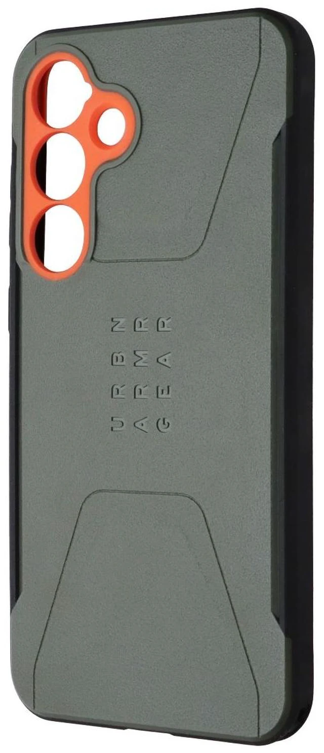 Main image of UAG Civilian Series Magnetic Case for Samsung Galaxy (S25+) - Olive Drab/Orange
