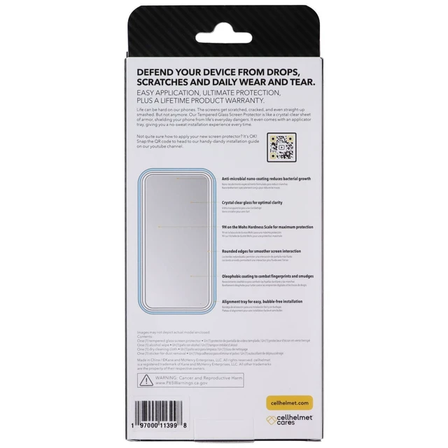 Alt view image 2 of 2 - CellHelmet Tempered Glass Screen Protector w/Align Tray for Google Pixel 9a