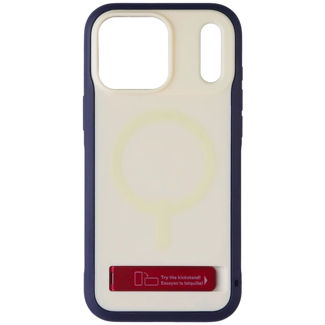 Alt view image 2 of 3 - ZAGG Sedona Snap Case with Kickstand for iPhone 17 Pro Max - Red Light & Blue