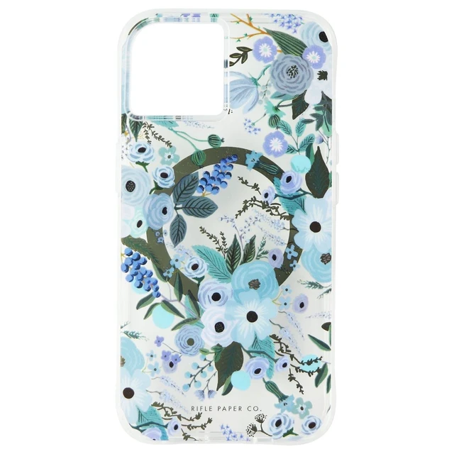 Alt view image 3 of 3 - Rifle Paper Co. Case for MagSafe for Apple iPhone 14 - Garden Party Blue