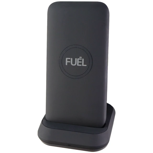 Alt view image 2 of 3 - FUEL Wireless Power Bank with QI Charging and Charging Base - 10,000mAh - Black
