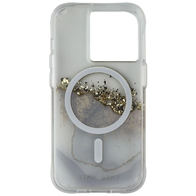 Alt view image 3 of 3 - Case-Mate Series Case for MagSafe for Apple iPhone 14 Pro - Karat Marble