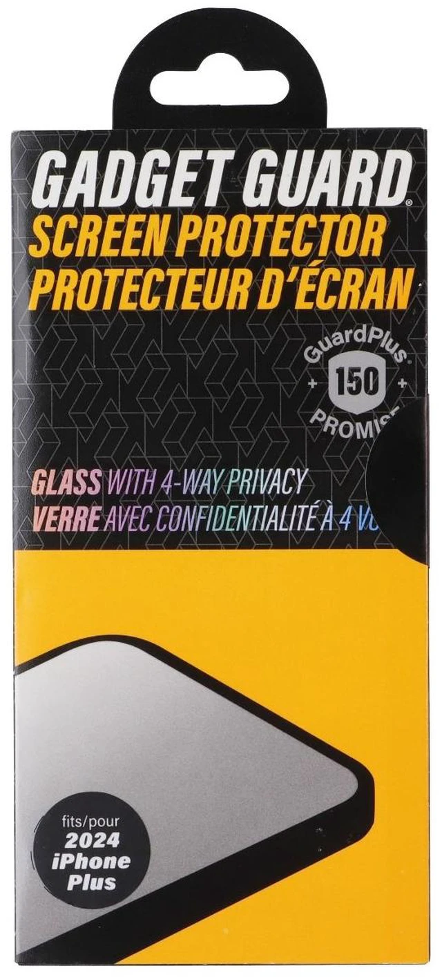 Main image of Gadget Guard Glass Screen Protector with 4-Way Privacy for Apple iPhone 16 Plus
