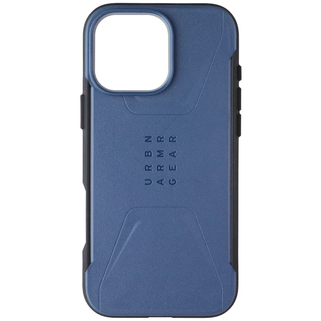 Alt view image 2 of 3 - UAG Civilian Series MagSafe Case for Apple iPhone 16 Pro Max - Mallard Blue