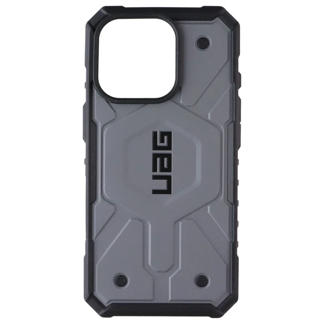 Alt view image 2 of 3 - UAG Pathfinder Series Rugged MagSafe Case for Apple iPhone 16 Pro - Silver