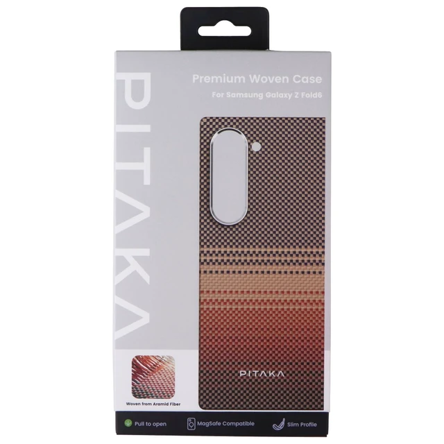 Alt view image 2 of 2 - PITAKA Edge MagEZ Case 5 for MagSafe for Samsung Galaxy Z Fold6 - Moment Sunset