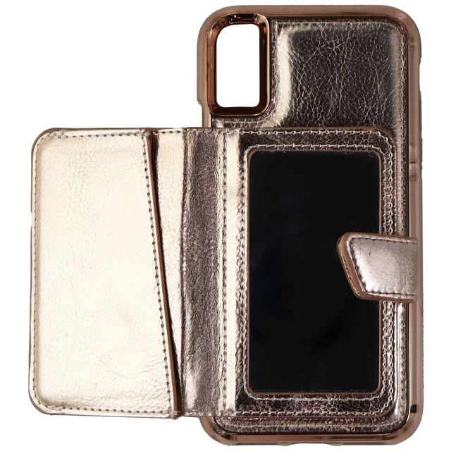 Alt view image 2 of 2 - Case-Mate Compact Mirror Case for iPhone Xs/X - Rose Gold