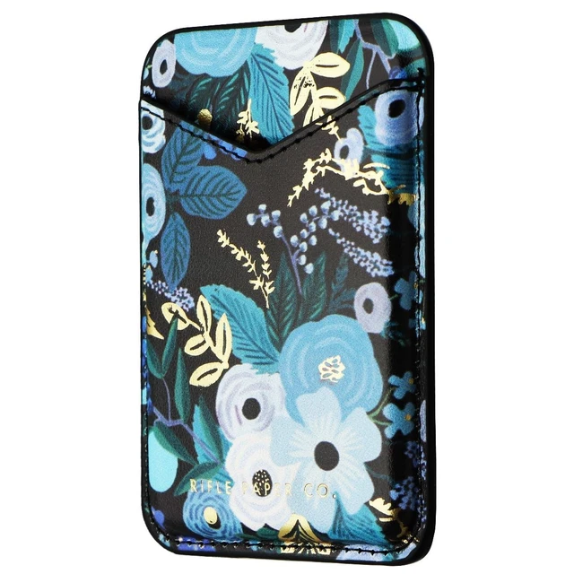 Alt view image 2 of 3 - Rifle Paper Co. Wallet Card Holder for MagSafe for iPhones - Garden Party Blue