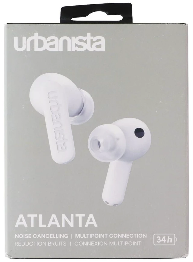 Main image of Urbanista Atlanta Active Noise Cancelling True Wireless Earbuds - Pure White