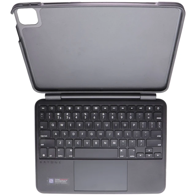 Alt view image 3 of 5 - Brydge Air MAX+ Bluetooth Keyboard for iPad Pro 11-in 3rd/2nd Gen & Air 4th Gen